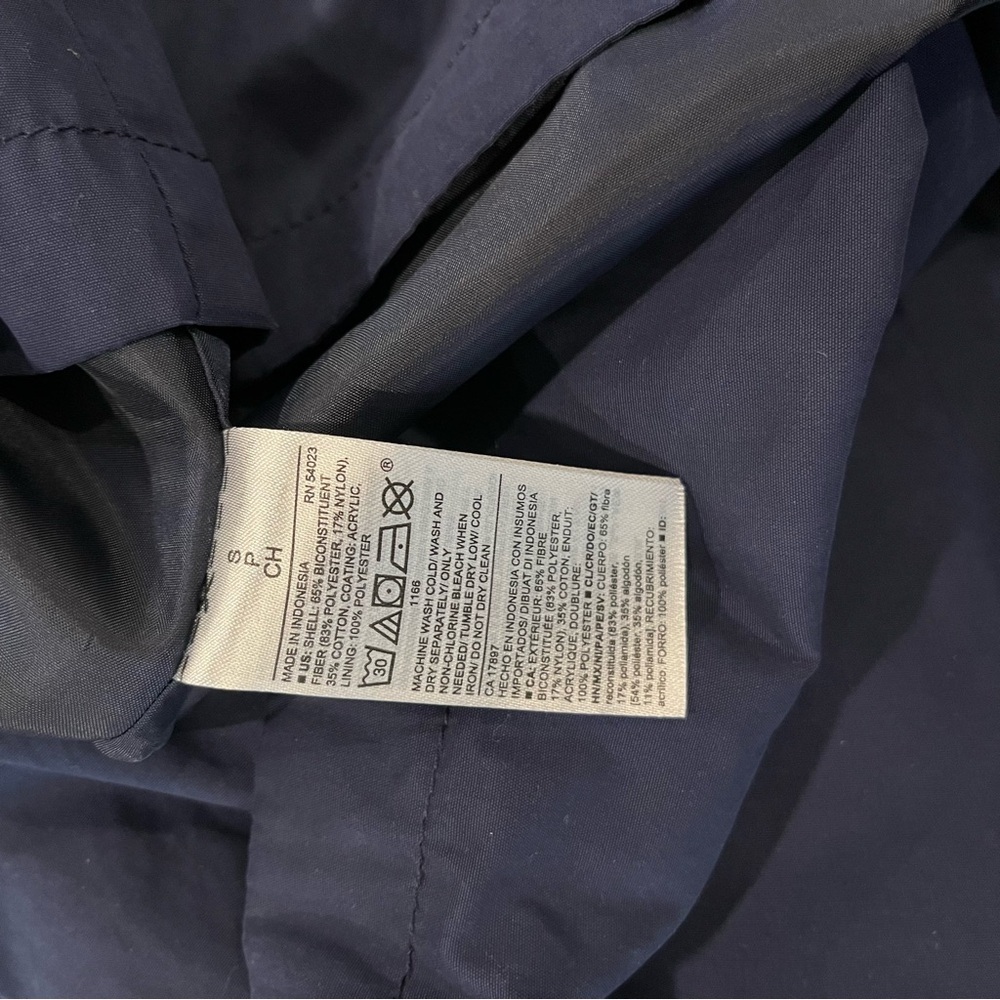 Old Navy Navy Blue Trench Coat - image 4